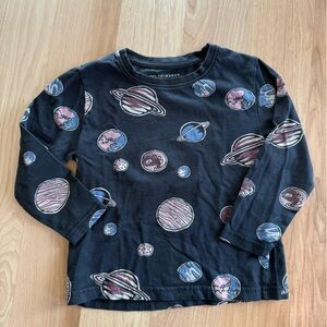 Primark Black Shirt with Planetary Design